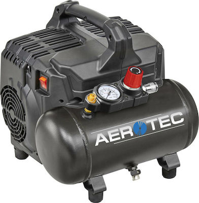 Aerotec Supersil 6 Κομπρεσέρ Αέρος με Ισχυ 1hp και Αεροφυλάκιο 6lt