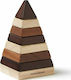 Kids Concept Stacking Toy Stacking Pyramid made of Wood for 12++ Months