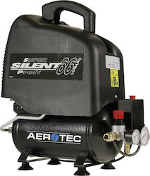 Aerotec Vento Silent 6 Въздушен компресор с Мощност 1к.с и Резервоар 6лт 2005210 Aerotec Vento Silent 6 Въздушен компресор с Мощност 1к.с и Резервоар 6лт 2005210