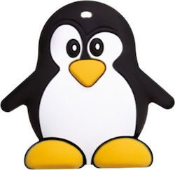 Akuku Penguin Beißspielzeug für Zahnen aus Silikon für 3 m+ 1Stück