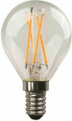 Eurolamp LED Lampen für Fassung E14 und Form G45 Naturweiß 806lm 1Stück