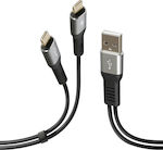 Lampa USB-A zu Lightning Kabel Schwarz 1m (38698)