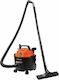 Krausmann Wet-Dry Vacuum for Dry Dust & Debris 1200W with Waste Container 15lt