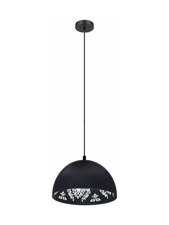 Eglo Congresbury Pendant Light Single-Light Bell for Socket E27 Black