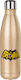 Koupakoupa Kids Water Bottle Batman Stainless Steel with Straw Gold 500ml
