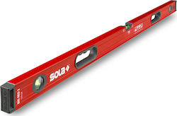 Sola Big Red 3 Spirit Level Aluminum 120cm with 3 Eyes