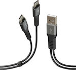 Lampa USB 2.0 Cable USB-C male - USB-A male Black 1m (L3869.9)