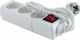 Oscar Plus Power Strip 3 Positions with Switch and Cable 1.5m