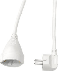 Com Extension Cable Cord 3 x 1.5mm²/2m White
