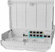 MikroTik netPower Lite 7R Unmanaged L2 PoE+ Switch με 8 Θύρες Gigabit (1Gbps) Ethernet και 2 SFP Θύρες