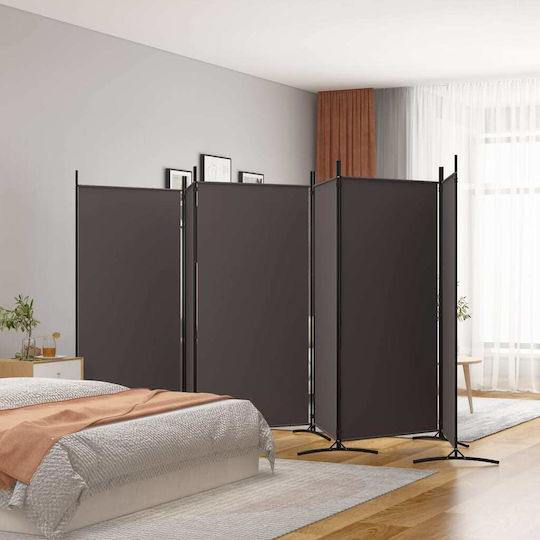 vidaXL Decorativ Paravan Metalic cu 3 Panouri 260x180cm