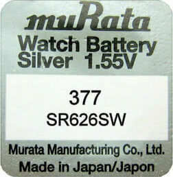 Alkalische Uhrenbatterie Maxell Sr66/377 Lr626 Sr626 177 Ag4 1,55V