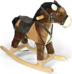 Avra Toys Δίας Rocking Toy Horse for 36++ months With Sound Brown