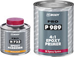 HB Body 989 4:1 Epoxy Primer Εποξικό Αστάρι Δύο Συστατικών με Αντισκωριακές Ιδιότητες Γκρι Κατάλληλο για Μέταλλο / Μη Σιδηρά Μέταλλα 1lt