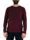 Replay Men's Long Sleeve Blouse Burgundy