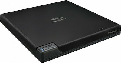 Pioneer BDR-XD07TB Εξωτερικός Οδηγός Εγγραφής/Ανάγνωσης Blu-Ray/DVD/CD για Desktop / Laptop Μαύρο