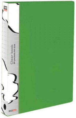 Typotrust Ντοσιέ Σουπλ με 20 Διαφάνειες για Χαρτί A4 Πράσινο