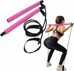 Portable Pilates-Bar Rosa in Rosa Farbe