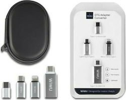 Wiwu Z600 USB-C male σε USB-A female Wiwu Z600 USB-C male σε USB-A female