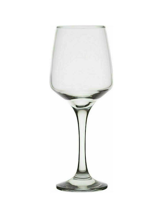 Uniglass King Σετ Ποτήρια για Λευκό Κρασί από Γυαλί Κολωνάτα 380ml 12τμχ