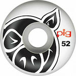 Pig Wheels Pig Head Natural 52mm