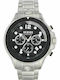 Versus by Versace Volta Men's Watch 49mm Battery Chronograph With Silver Steel Bracelet