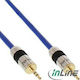 InLine Καλώδιο Ήχου 3.5mm male - 3.5mm male Μπλε 0.5m με Επίχρυσους Ακροδέκτες 99954P