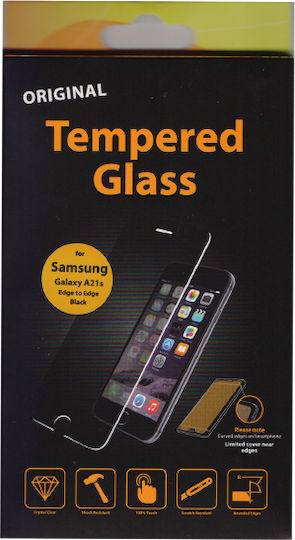 Protecție Sticlă Tt Edge Full Face Tempered Glass (Galaxy A21s)
