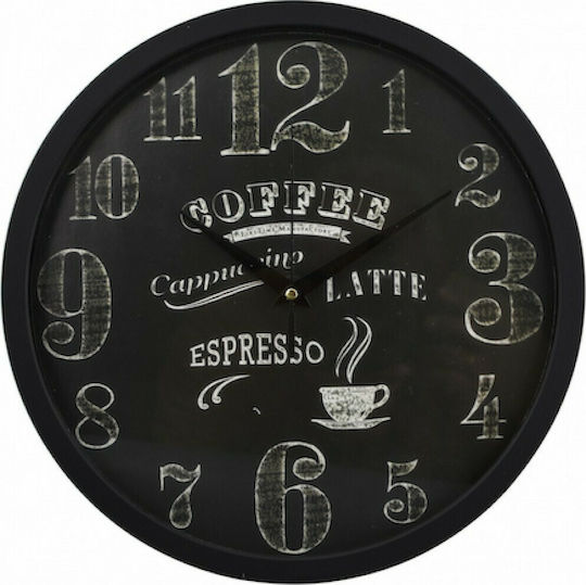 Lalos Ceas De Perete Antic Din Lemn Ø30cm