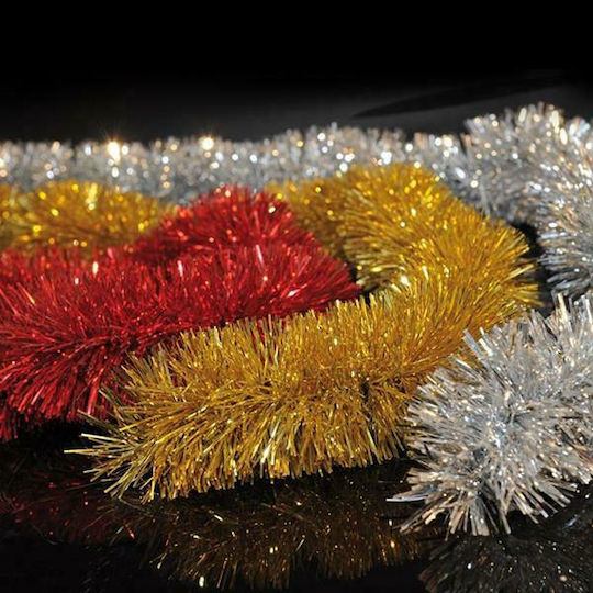 Eurolamp Red Garland Φ8 Christmas Ribbon Red 200x8cm 1pc