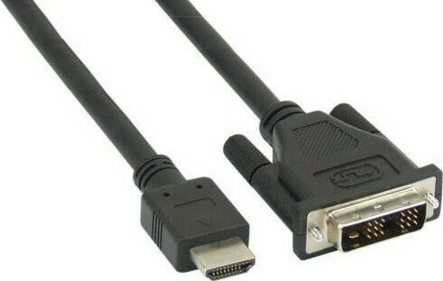 InLine Cablu DVI-D de sex masculin - HDMI de sex masculin 2m Negru (17662E)