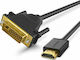 Ugreen 3m DVI-D male to HDMI male Cable Black (10136)