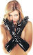 Sharon Sloane Latex Gauntlets Accesorii Black