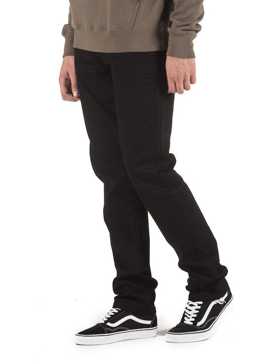 Trousers Chino Elastic Black