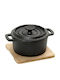 Espiel Dutch Oven Round Cast Iron 19x15cm 1pcs