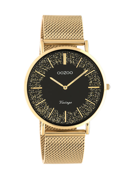 Oozoo Watch with Pink Gold Metal Bracelet