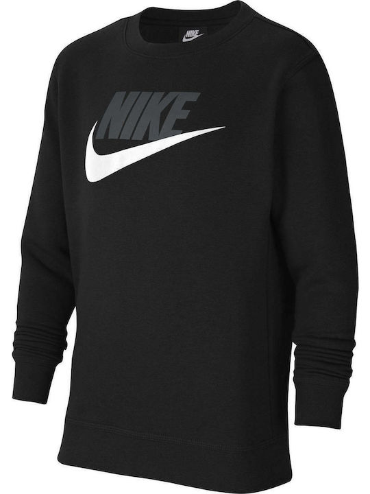 Fleece Hanorac Copii Negru Sportswear Club