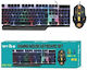 Weibo WB-550 Клавиатура и мишка комплект Гейминг Клавиатури с RGB осветление и мишка Английски (САЩ)