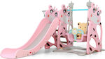 Moni Spielplatz Miki mit Korb 215x145x120cm. für 3+ Jahre Rosa