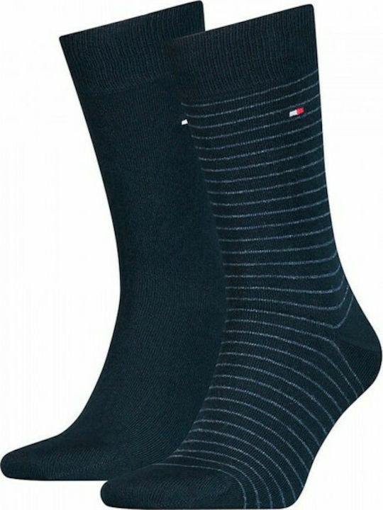 Tommy Hilfiger Men's Patterned Socks Blue 2Pack