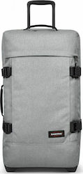 Eastpak Tranverz L Großer Reisekoffer Stoff Gray mit 2 Räder Höhe 79cm