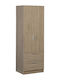 Двойна врата Гардероб Wilson 2DS Естествено 60x45x180см
