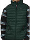 Men's Puffer Winter Green Sleeveless Jacket
