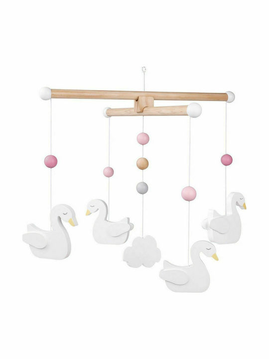 Jabadabado Детско Декоративно Мобиле за Стая Swan Лебеди 36x26x36εκ.