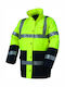 Vizwell Hamburg VWJK05 Work Jacket Reflective Yellow