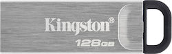 Kingston DataTraveler Kyson 128GB USB 3.2 Stick Argint