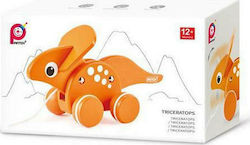 Pin Toys Tricicletă Dinozaur Triceratops pentru 12++ Luni