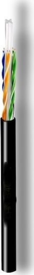 Anga U/UTP Cat.6 (Gigabit) Ethernet Network Cable Outdoor Without Terminals 305m Black