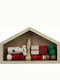 Synchronia Weihnachts- Dekorative Darstellung Mehrfarbig 11.5x11.5x3cm