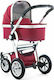 Moon Buggy Tregg Verstellbar 2 in 1 Baby Kinderwagen Geeignet für Neugeborene Rot MOON.63570200-982